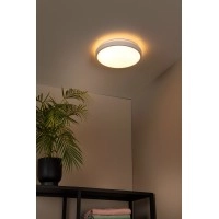 DASHER Vannas istabas griestu lampa ar sensoru 1x12W integrēts LED IP44 balta (Lucide)