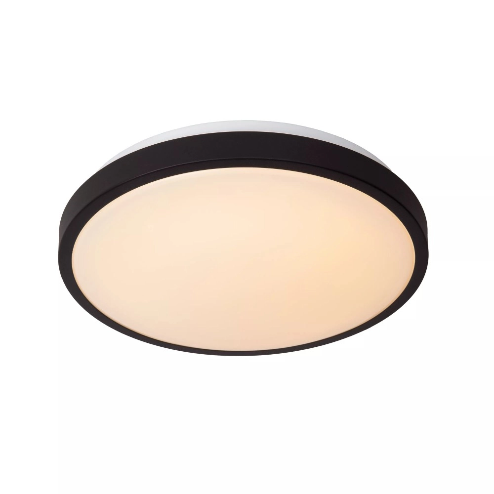 DASHER vannas istabas griestu gaismeklis Ø34,8 cm LED 18 W melns (Lucide)