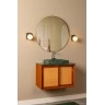 DAVY vannas istabas sienas lampa 1x33W G9 IP44 melna (Lucide)
