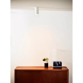 DELTO griestu prožektors Ø5,5 1 x 5 W GU10 dim-to-warm balts (Lucide)