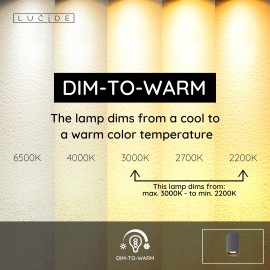 DELTO griestu prožektors Ø5,5 1 x 5 W GU10 dim-to-warm pelēks (Lucide)
