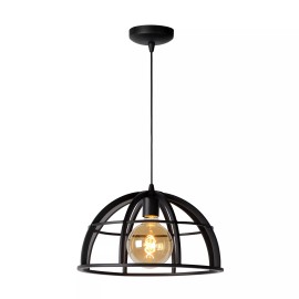 DIKRA piekaramā lampa Ø40 cm 1xE27 melna (Lucide)