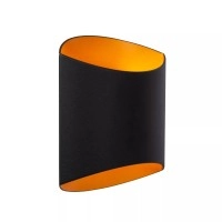 DILETTA sienas lampa 1 x 40 W G9 melna (Lucide)