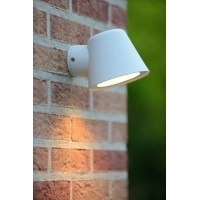 DINGO-LED āra sienas lampa 1 × 5 W GU10 3000K balta (Lucide)
