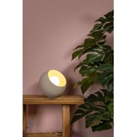 Galda lampa DOREDOS Ø20 cm 1xE27 25W krēmkrāsas (Lucide)