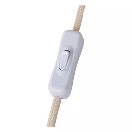 Galda lampa DOREDOS Ø20 cm 1xE27 25W krēmkrāsas (Lucide)