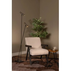 DUARTE stāvlampa 2 x 4 W G9 pelēka metāla (Lucide)