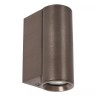 DUPLA sienas spotlampa 6,2 cm x 4 cm x 6 cm GU10 (MR11) 1x3.8W kafijas brūna (Lucide)