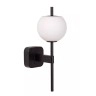 ELDA vannas istabas sienas lampa 1x33W G9 IP44 melna (Lucide)