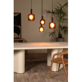 ELOISE piekaramā lampa 4x40W E27 melna (Lucide)