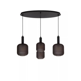 ELOISE piekaramā lampa 4x40W E27 melna (Lucide)