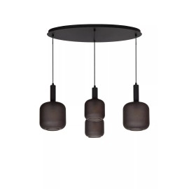 ELOISE piekaramā lampa 4x40W E27 melna (Lucide)