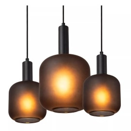 ELOISE piekaramā lampa 7x40W E27 melna (Lucide)