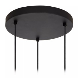ELOISE piekaramā lampa 3x40W E27 melna (Lucide)