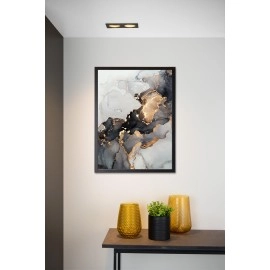 EMBED iebūvējamais prožektors 2xGU10 melna (Lucide)