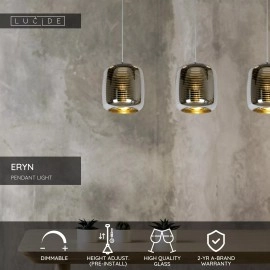 ERYN piekarama lampa 88x20 cm 3xE27 hroma (Lucide)