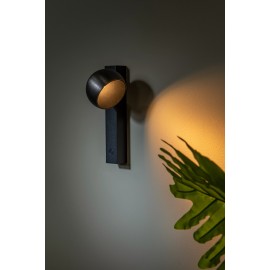 ESFERA sienas lampa LED dimmējama 9W 2700K pelēkā dzelzs tonī (Lucide)