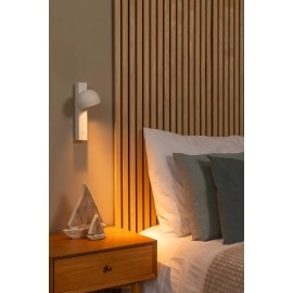 ESFERA sienas lampa LED dimmējama 9W 2700K balta (Lucide)