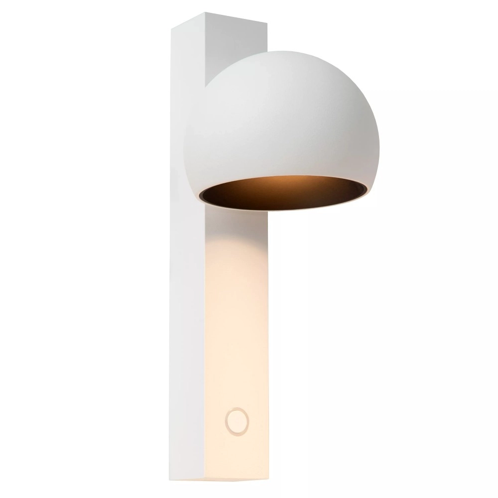 ESFERA sienas lampa LED dimmējama 9W 2700K balta (Lucide)
