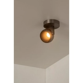 ESFERA griestu prožektors LED dimmējams 11W 2700K pelēkā dzelzs tonī (Lucide)