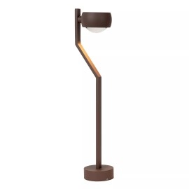 ESTAL āra stabiņš LED 9W 2700K IP54 rūsganbrūns (Lucide)