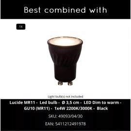 ESTEREL piekaramā lampa Ø 25 cm, 1xGU10 MR11, taupe (Lucide)