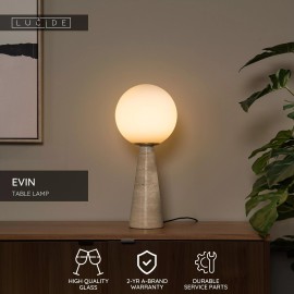 EVIN Galda lampa 1x25W E27 opāla stikla (Lucide)