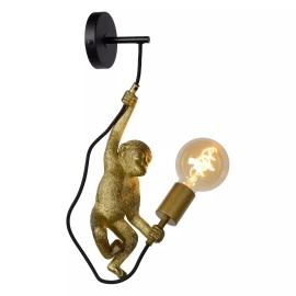 EXTRAVAGANZA CHIMP sienas lampa 1 x 60 W E27 melna (Lucide)