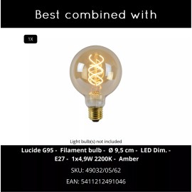 EXTRAVAGANZA TUSSE piekaramā lampa E27 rozā (Lucide)