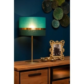 EXTRAVAGANZA TUSSE galda lampa Ø30 cm 1 x 40 W E14 zaļa (Lucide)