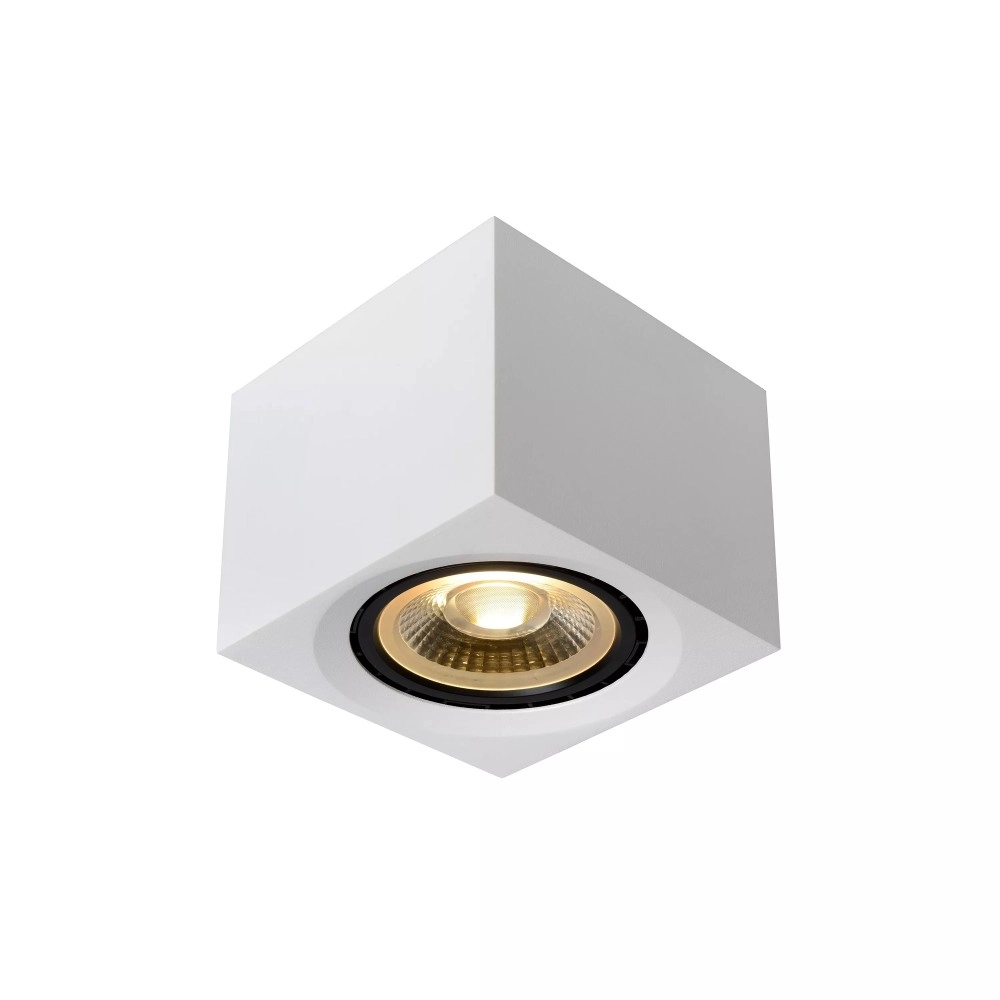 FEDLER kvadrātveida griestu prožektors 12×12 cm 1 x 12 W GU10 (ES111) 2200-3000K balts (Lucide)
