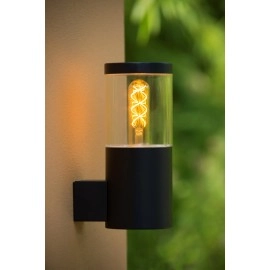 FEDOR āra sienas lampa 1×40W E27 melna (Lucide)