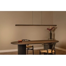 FELSTED Piekaramā lampa LED dim 1x28W 2200K/4000K melna (Lucide)