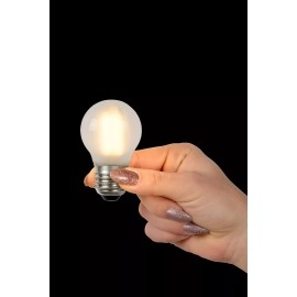 G45 filament LED spuldze E27 1 × 4 W 400 lm 2700 K dimmējama matēta (Lucide)