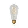 ST64 E27 filament LED spuldze 4,9 W 450 lm 2700 K caurspīdīga (Lucide)