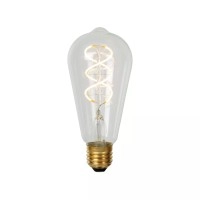 ST64 filament LED spuldze E27 1 × 4,9 W 450 lm 2700 K dimmējama caurspīdīga (Lucide)