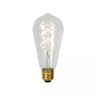 ST64 E27 filament LED spuldze 4,9 W 450 lm 2700 K caurspīdīga (Lucide)