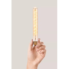 T32 H25 cm filament LED spuldze E27 1 × 4,9 W 450 lm 2200 K dimmējama dzintara (Lucide)