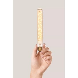 T32 H25 cm filament LED spuldze E27 1 × 4,9 W 450 lm 2200 K dimmējama dzintara (Lucide)