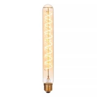 T32 H25 cm filament LED spuldze E27 1 × 4,9 W 450 lm 2200 K dimmējama dzintara (Lucide)