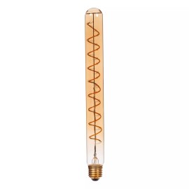 T32 H30 cm filament LED spuldze E27 1 × 4,9 W 450 lm 2200 K dimmējama dzintara (Lucide)