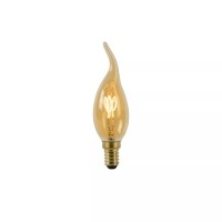 CT35 filament LED spuldze E14 1 × 3 W 165 lm 2200 K dimmējama dzintara (Lucide)