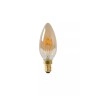 C35 filament LED spuldze E14 1 × 3 W 165 lm 2200 K dimmējama dzintara (Lucide)