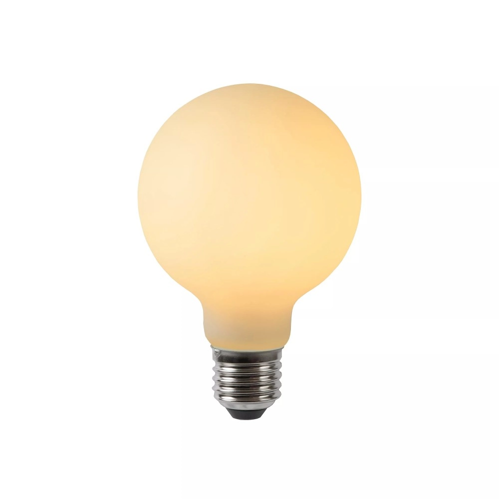 G80 filament LED spuldze E27 1 × 4,9 W 500 lm 2700 K dimmējama opāla (Lucide)