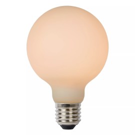 G80 filament LED spuldze E27 1 × 8 W 1080 lm 2700 K dimmējama opāla (Lucide)