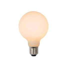 G80 filament LED spuldze E27 1 × 8 W 1080 lm 2700 K dimmējama opāla (Lucide)