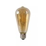 ST64 filament LED spuldze E27 1 × 5 W 600 lm 2700 K dimmējama dzintara (Lucide)