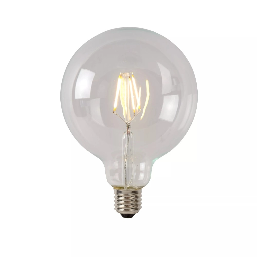 G125 Class A filament LED spuldze E27 1 × 7 W 1480 lm 2700 K nedimmējama caurspīdīga (Lucide)