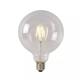 G95 Class B filament LED spuldze E27 1 × 7 W 1300 lm 2700 K dimmējama caurspīdīga (Lucide)