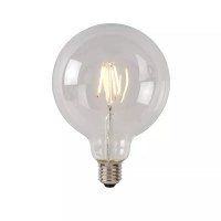 G125 Class B filament LED spuldze E27 1 × 7 W 1300 lm 2700 K dimmējama caurspīdīga (Lucide)